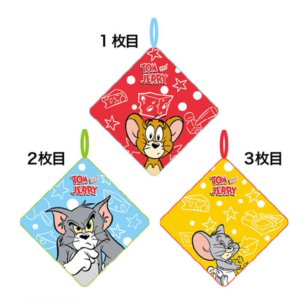 トムとジェリー カラフルワールド ミニタオル 5枚組 - TOM AND JERRY