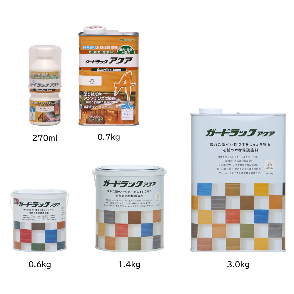 ガードラック アクア 270ml ホワイト | 和信ペイント公式オンライン