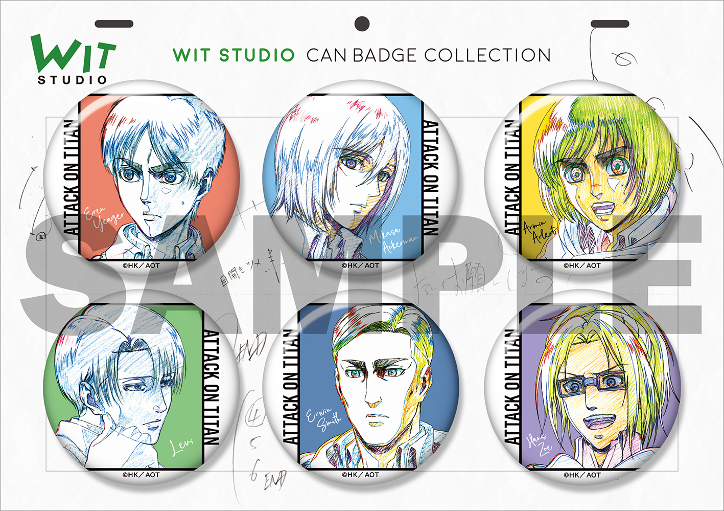 進撃の巨人 WIT STUDIO コミケ限定 リヴァイ コースター あ*あ様