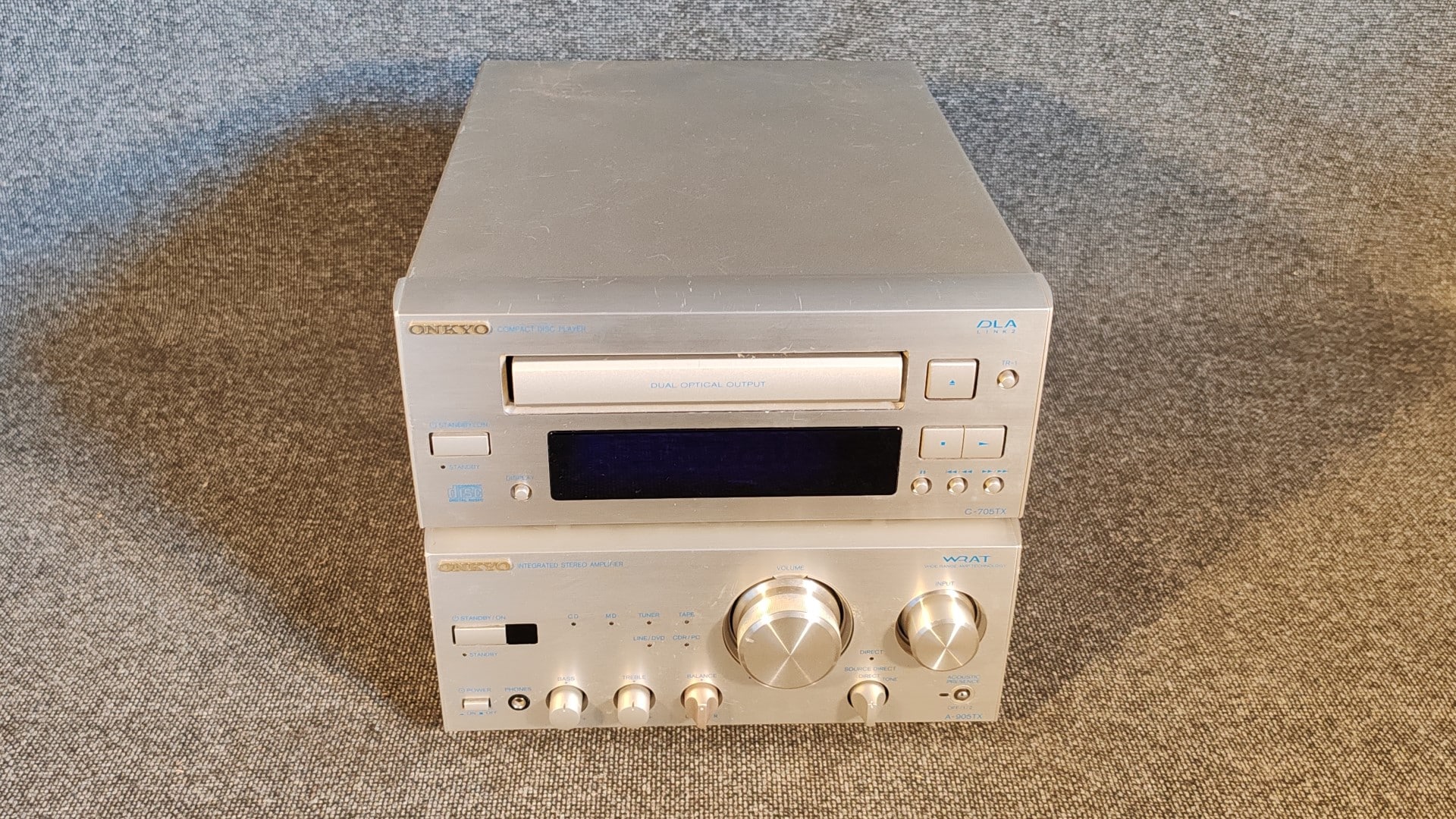 Onkyo A-905 & C-705 - Wilkinson's Hi-Fi, Nelson, Lancashire, UK