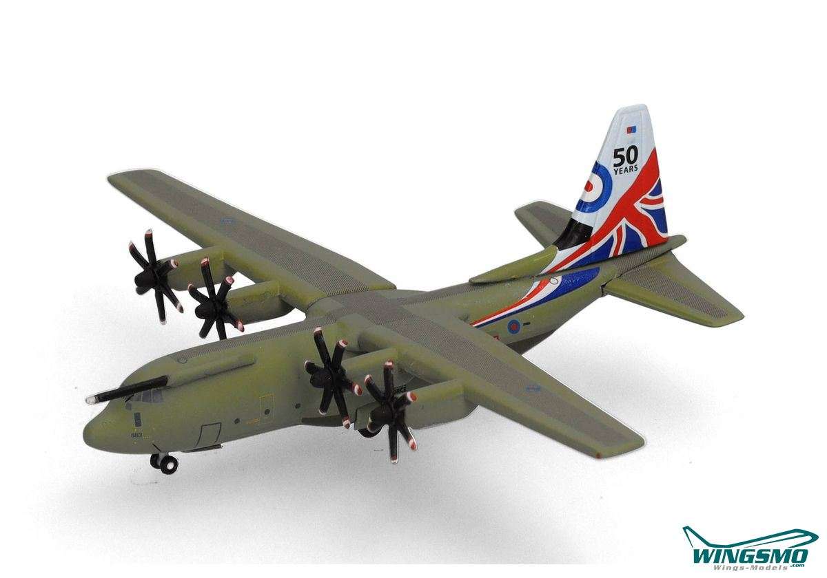 Herpa Wings Royal Air Foce Lockheed C-130J Super Hercules ZH883