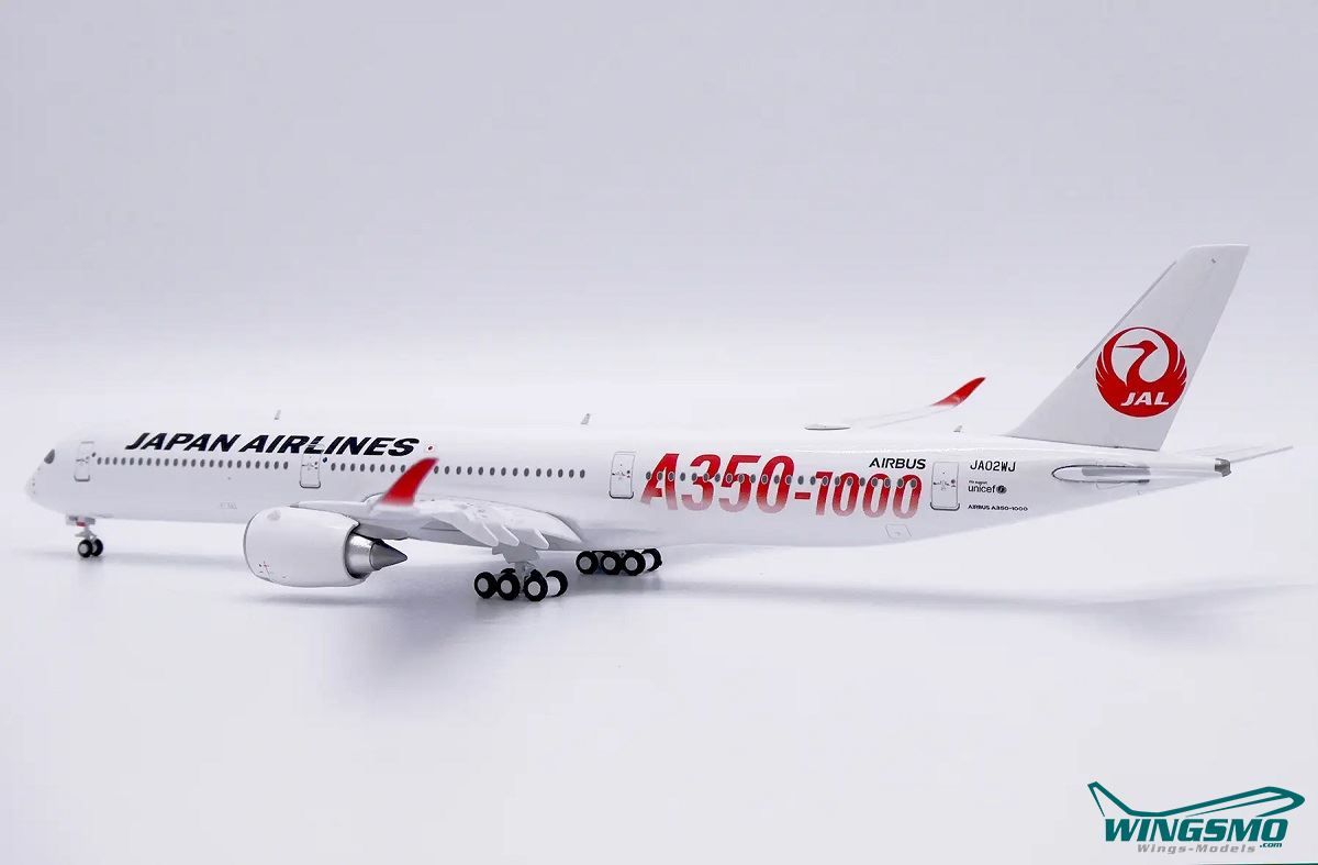 JC Wings JAL Japan Airbus A350-1000 JA02WJ Flaps Down Version