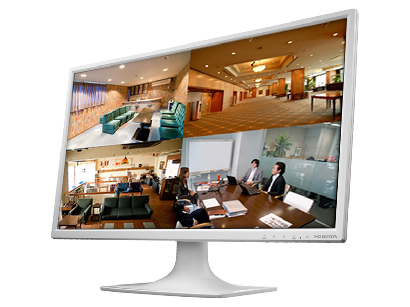 IO-DATA社製 スピーカー内蔵 23.8型ワイド液晶モニター【防犯カメラ