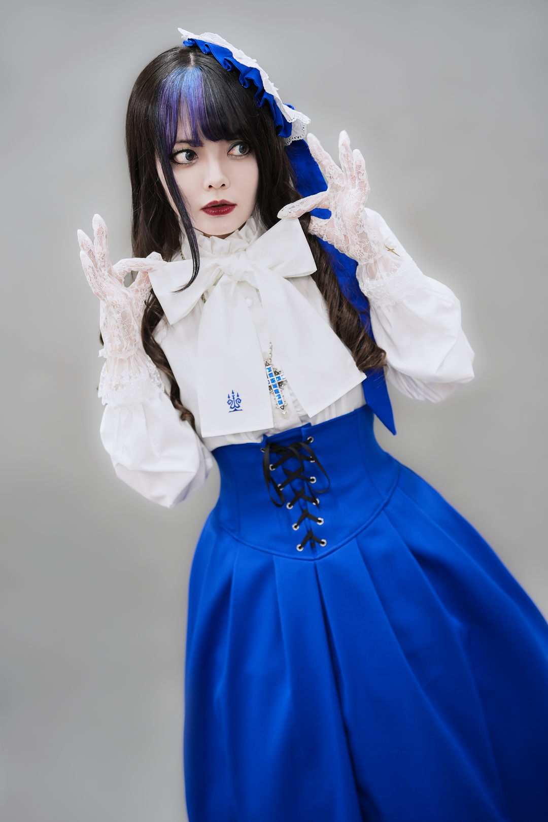 燭台刺繍リボンタイブラウス | Moi-même-Moitié | ロリータ ゴスロリ