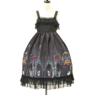 USED】薔薇の誓い～愛と裏切りの輪舞曲～柄ジャンパースカートⅡ