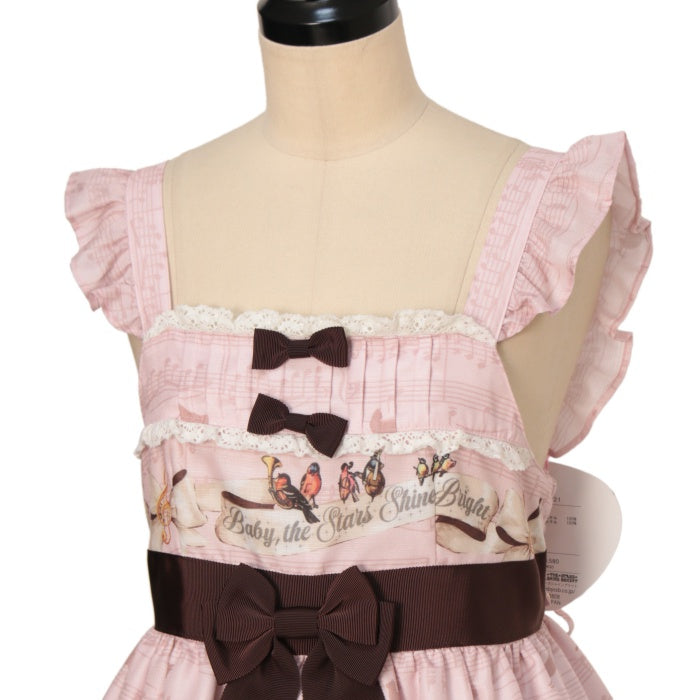 USED】Meow Meow Symphony柄ベビードールジャンパースカート | BABY