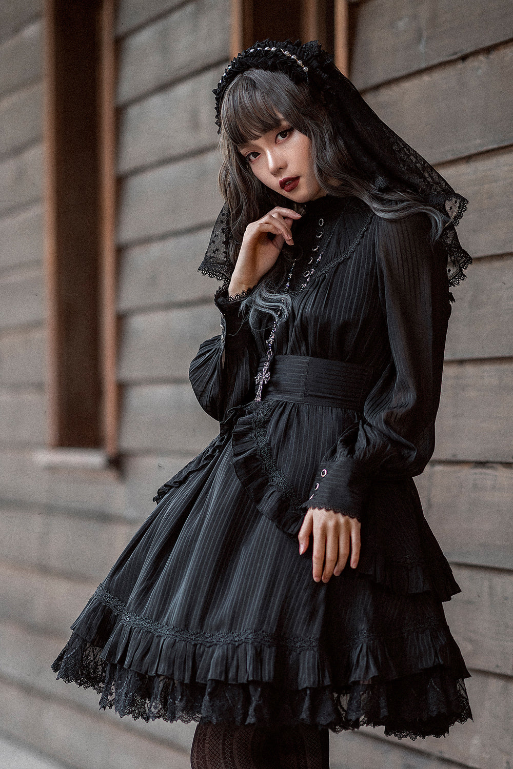 Morning Prayer」 Headdress with Veil | AmaStacia | Wunderwelt