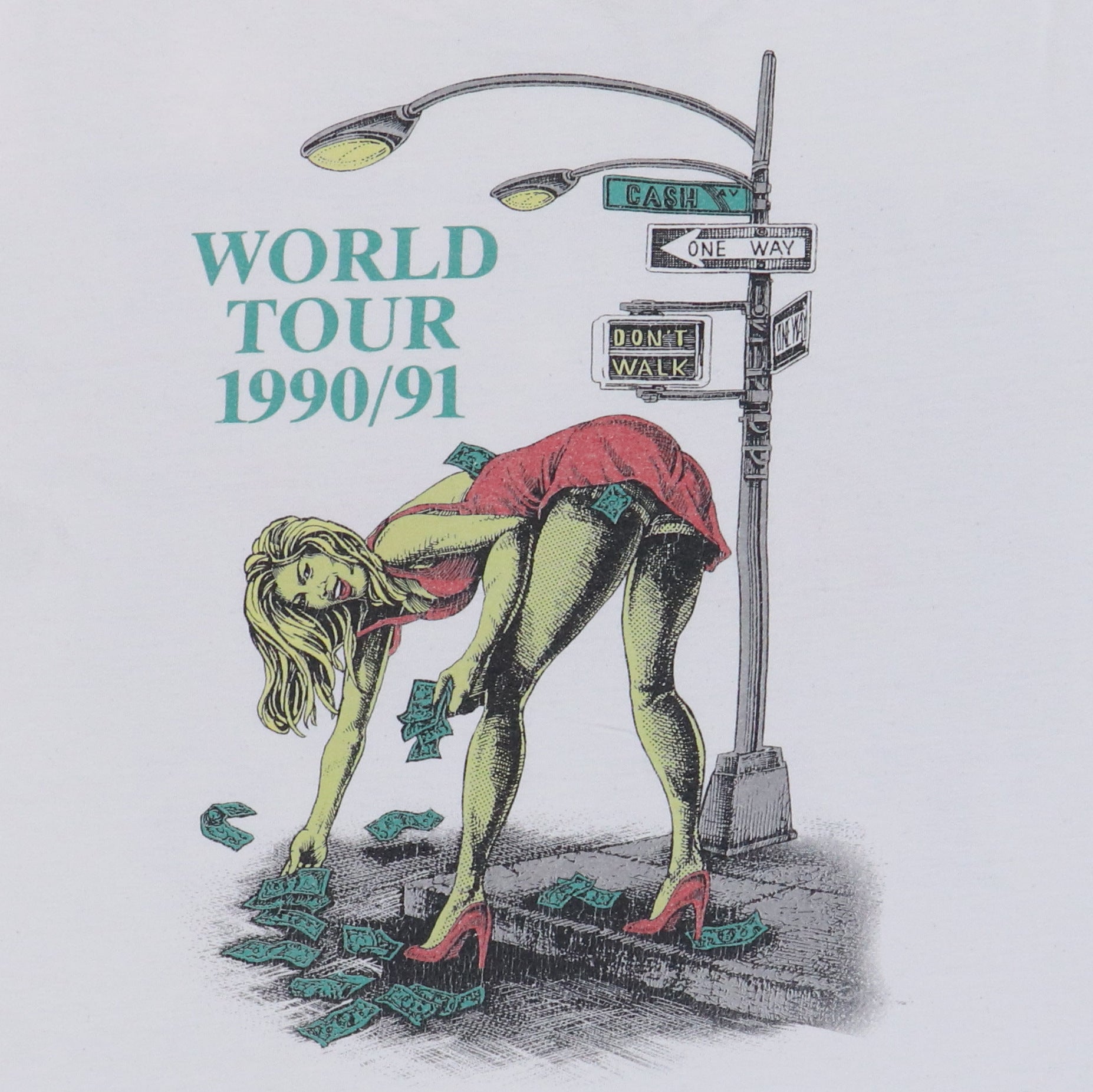 1990 ACDC Money Talks World Tour Shirt – WyCo Vintage