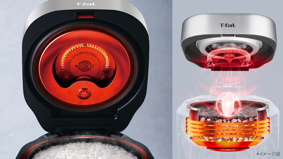 ザ・ライス 遠赤外線3DIH炊飯器 5.5合 シルバー RK890EJP