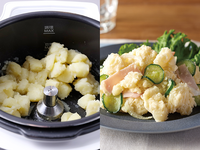 ラクラ・クッカー プロ 自動調理鍋 ホワイト（圧力機能付き） CY3811J0