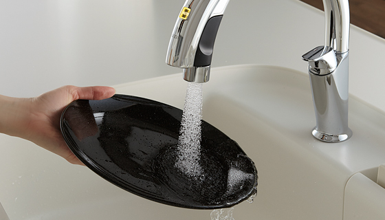 LIXIL キッチン用タッチレス水栓ナビッシュ（浄水器ビルトイン形）JF