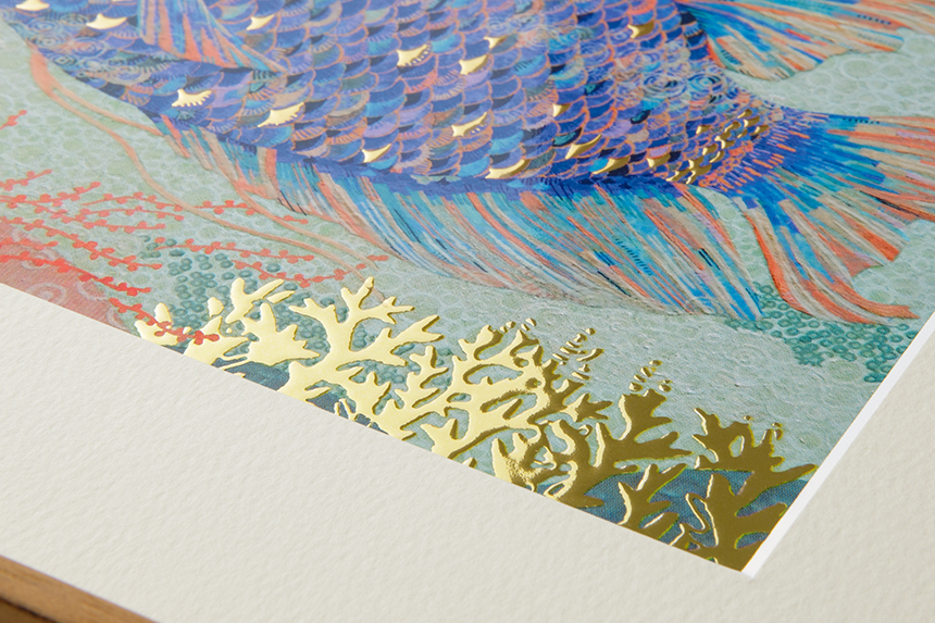 Yuko Kurihara 「三月の水」 A4 アートポスター CWプリント 〔アート