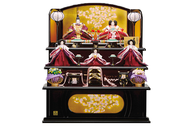 一人だけ年上？三人官女はお内裏様のお世話役 | 人形の東玉