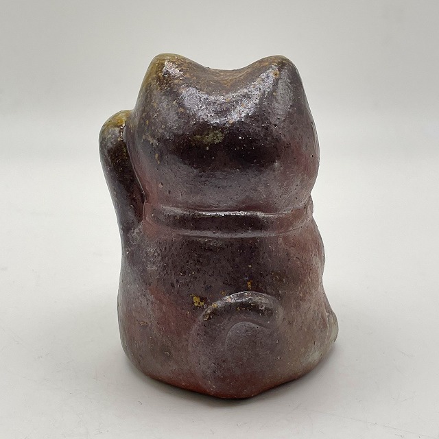 陶吉作 備前焼 招き猫 備前焼陶吉は人間国宝作品から現代作品・和食器