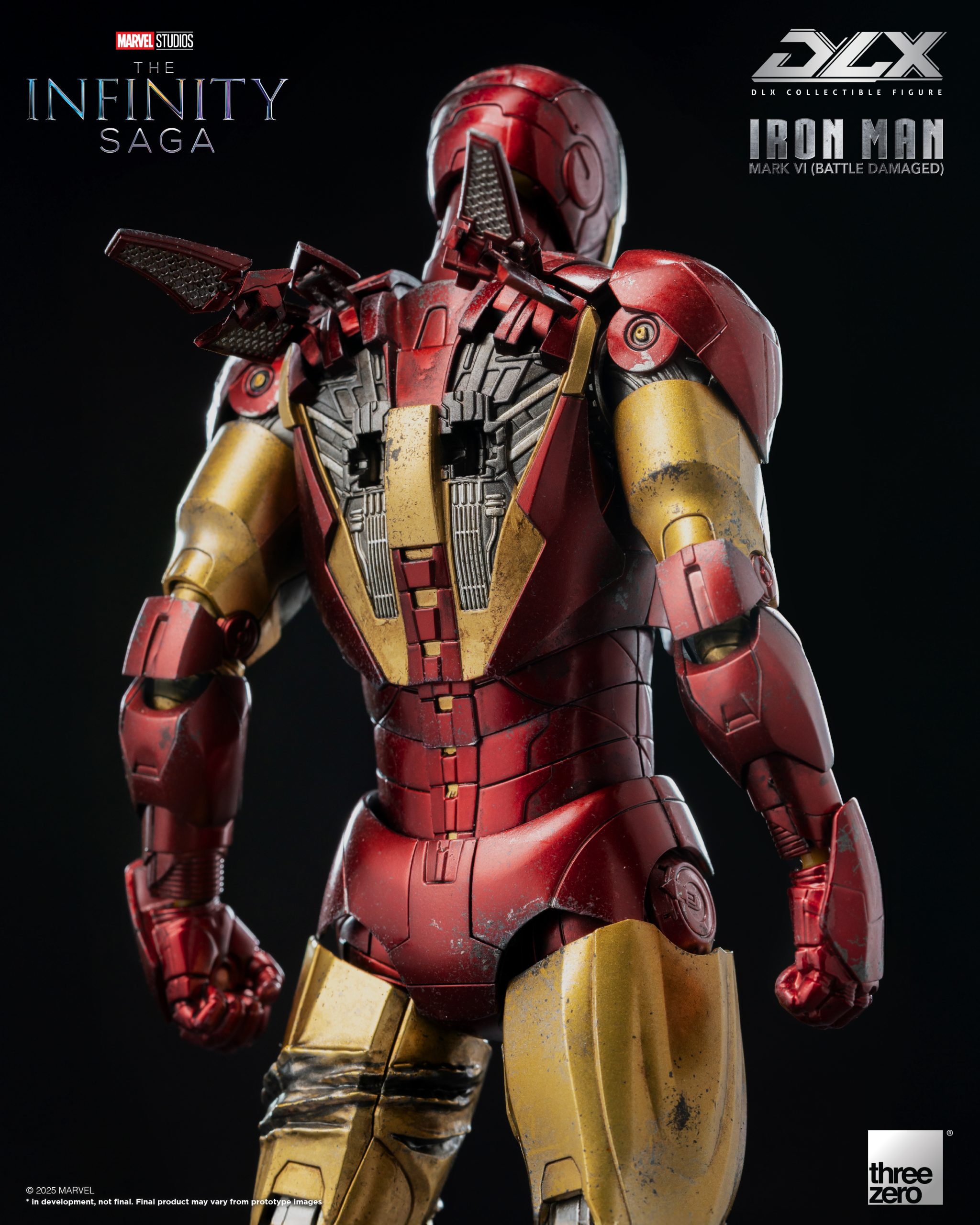 Marvel DLX - Battle Damaged Iron Man Mark VI by ThreeZero - The