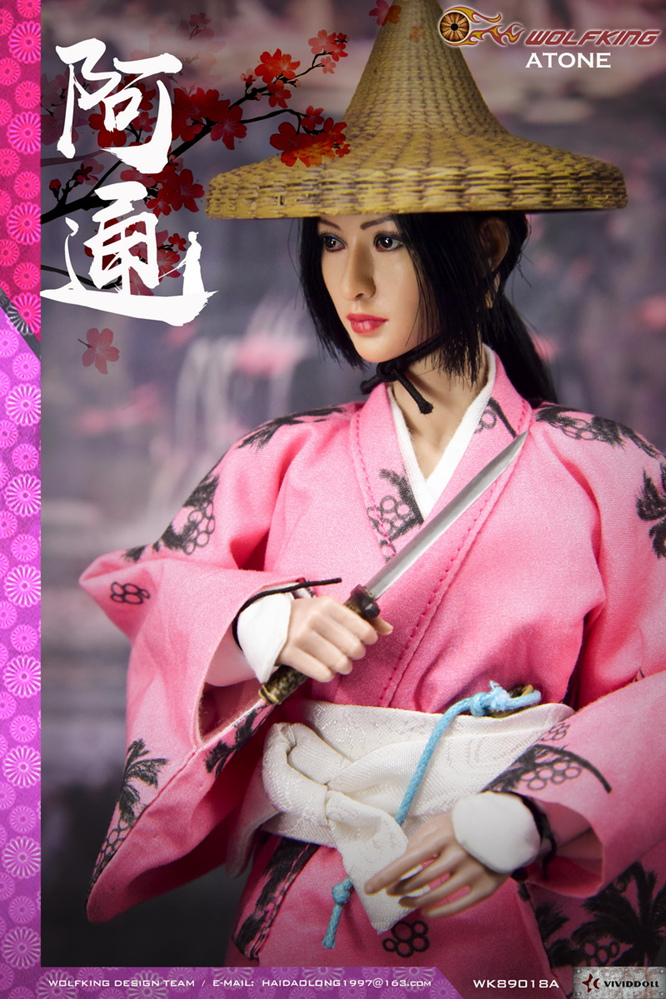 WK-89018A Wolf King 1:6 Atone 阿通 Japanese Female Figure