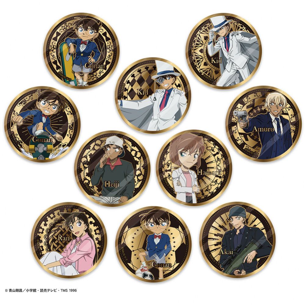 金バッジ単品 名探偵コナン VOL.1【種類ランダム】 | おもちゃ通販の