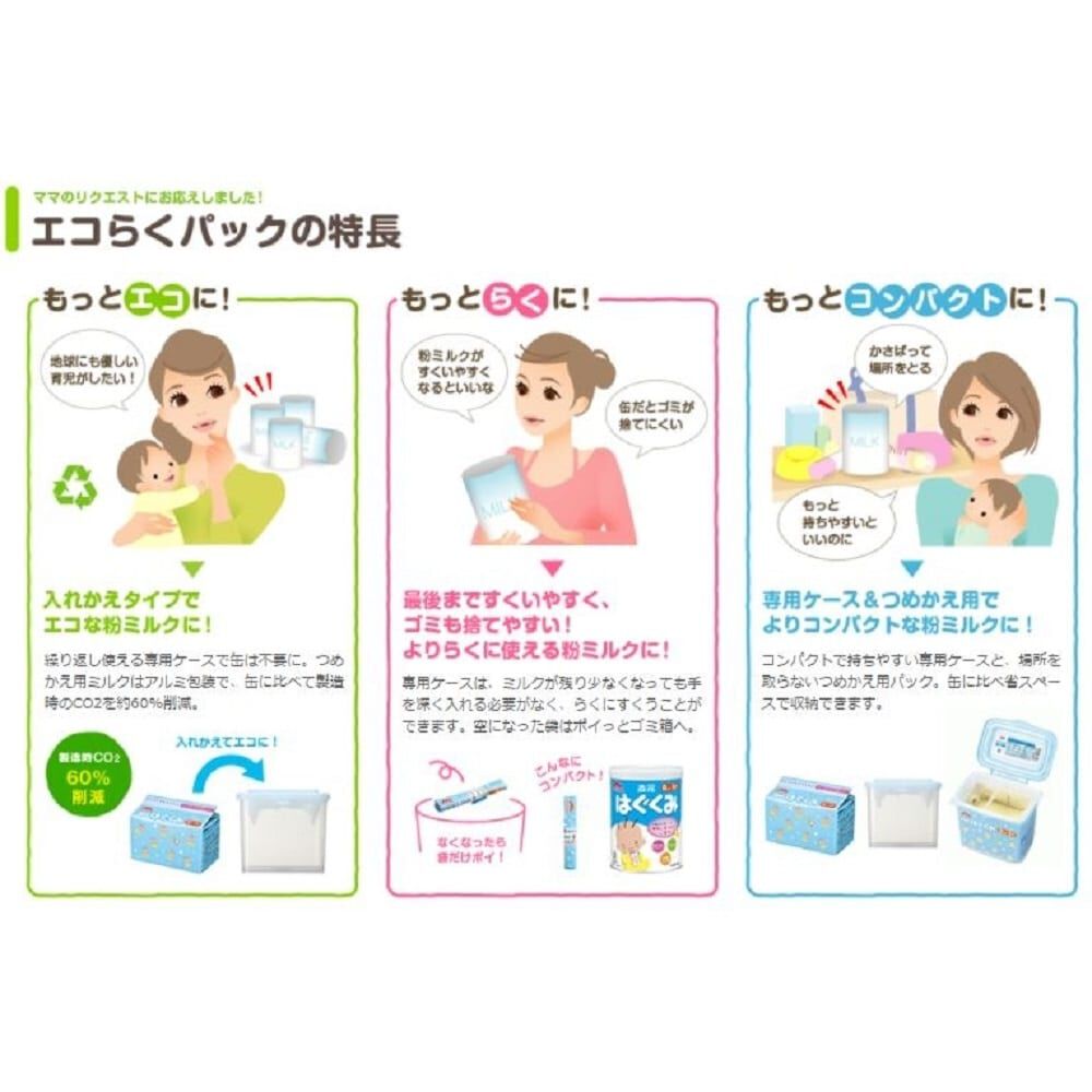 森永E赤ちゃんエコらくパックつめかえ用3箱セット ベビーザらス限定