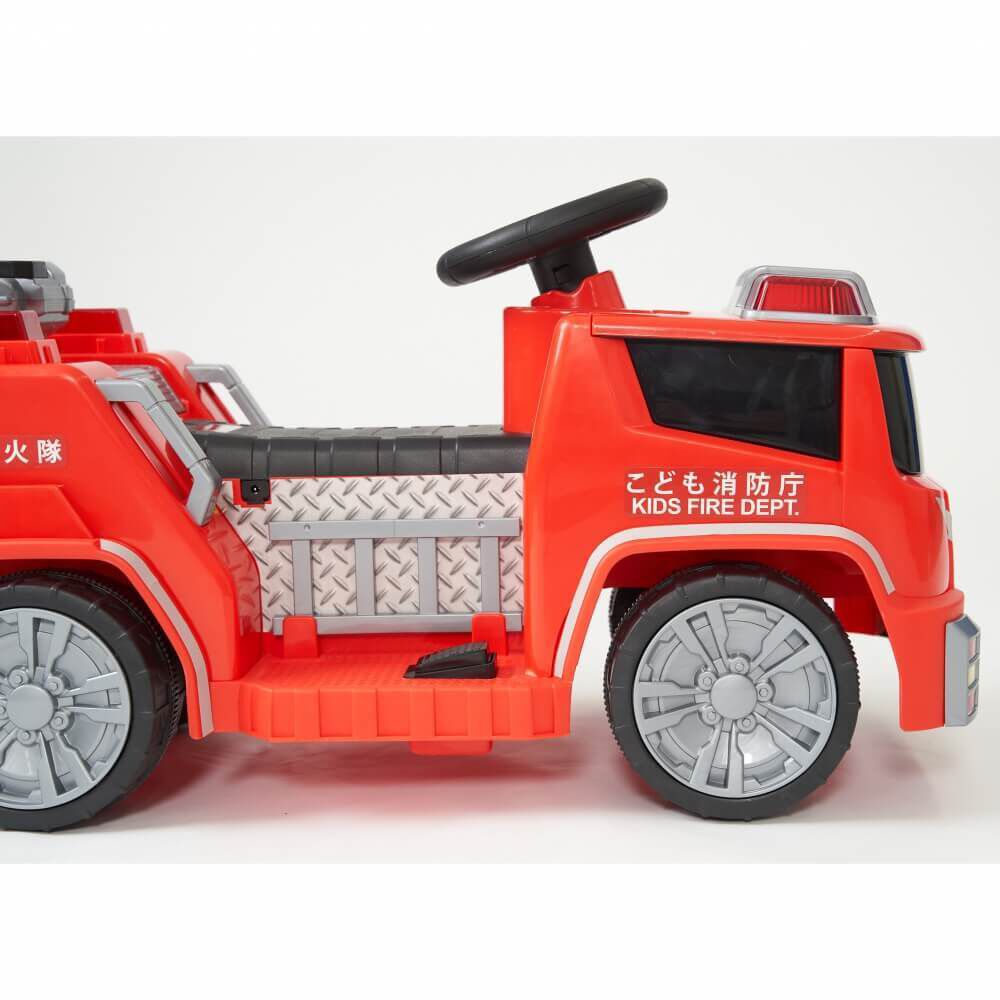 電動乗用カー レスキュー消防車 サイレン音 ライト 2歳 3歳 電動乗用車