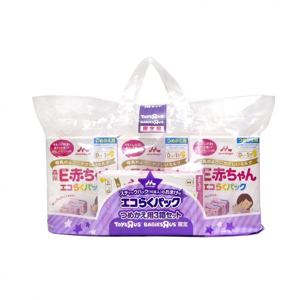 森永E赤ちゃんエコらくパックつめかえ用3箱セット ベビーザらス限定