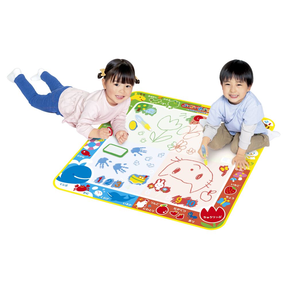 スイスイおえかき カラフルシート ペン2本 スタンプセット | おもちゃ