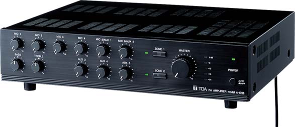 TOA PAアンプ A-1724 商品データダウンロード:PAアンプ 240W 2局 (A