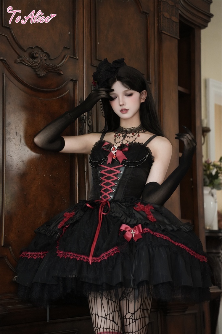 BlackShamrock】F178デビル×クロスコルセット風ドレス - To Alice