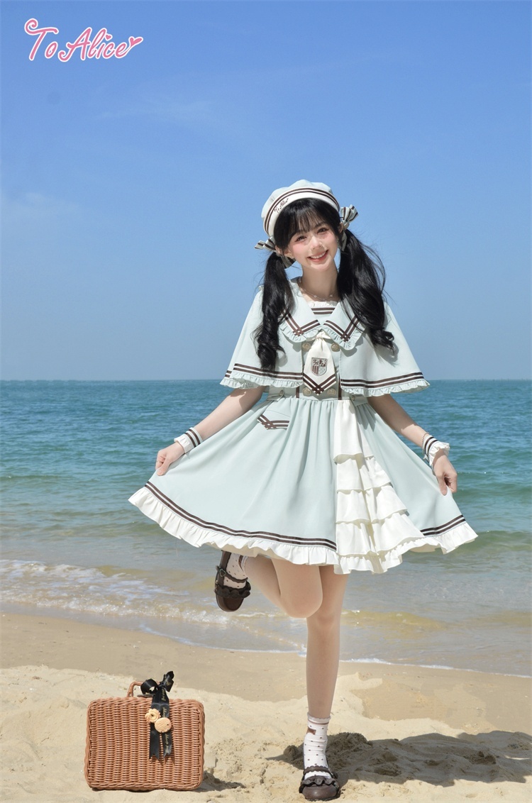 ToAlice】L1641スイーツカレッジワンピースセット - To Alice