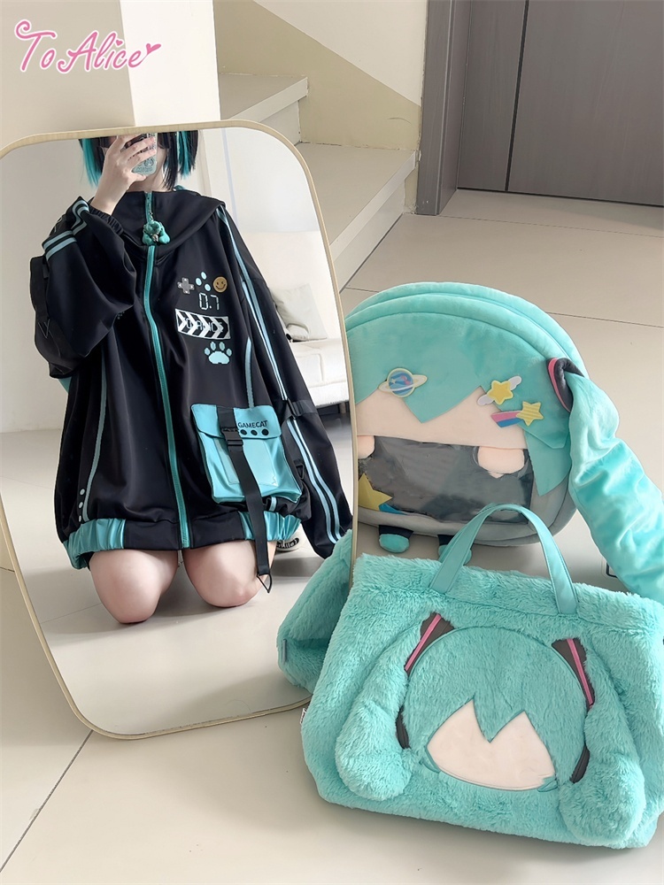 ToAlice】C8571ゲームキャットパーカー - To Alice