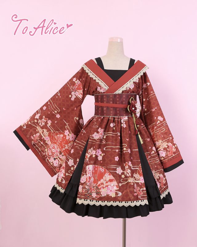 ToAlice】L276花魁風ワンピース【特価:9800円コーナー】 - To Alice