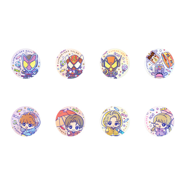 キャンディレインシリーズ ミニ缶バッジ8個セット【仮面ライダーガヴ