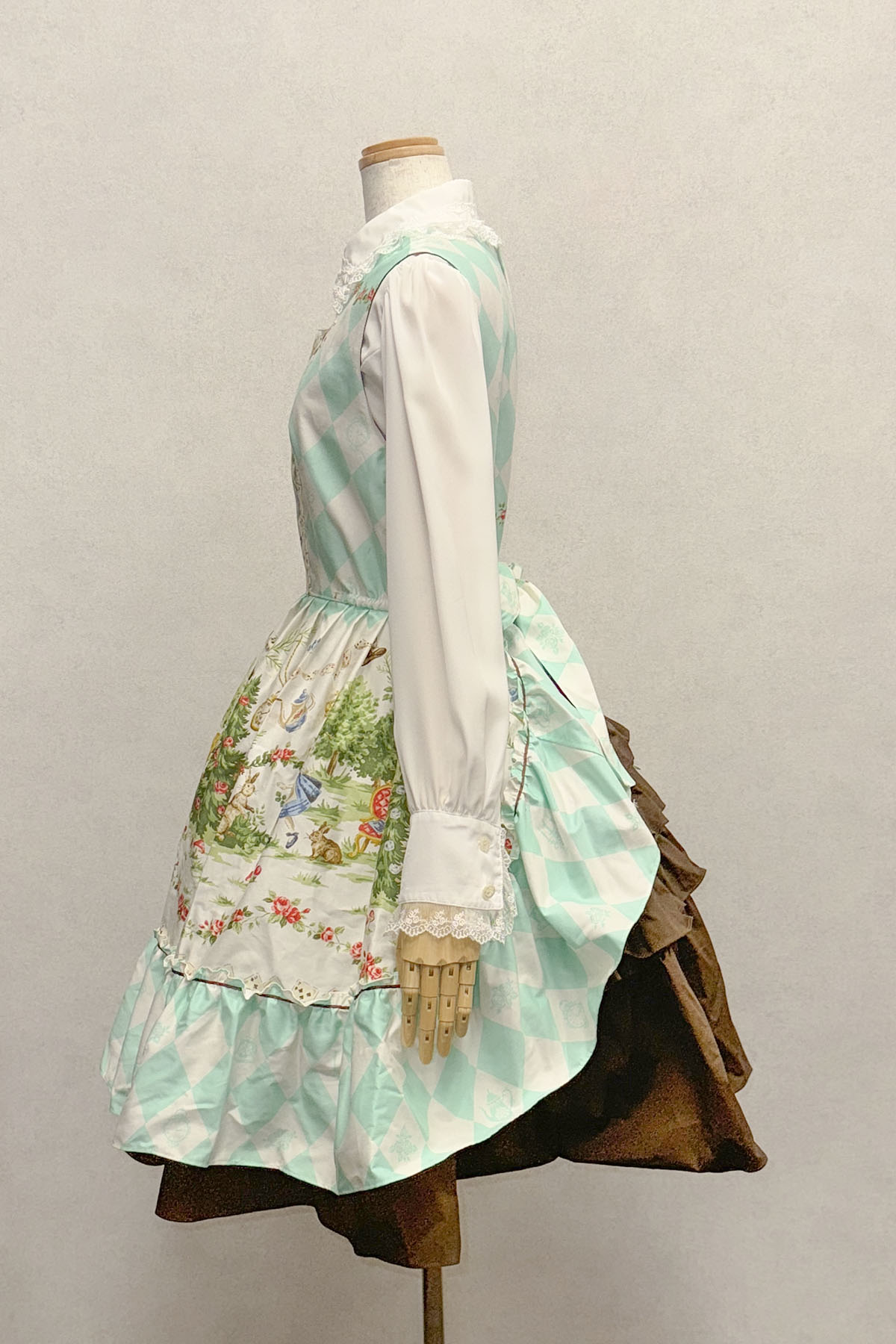 アリスレベッカジャンパースカート+ヘッドドレス(チョコミント)｜東京