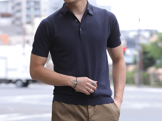 JOHN SMEDLEYのニットポロでちょっと贅沢をしてみる。｜TOKYOlife