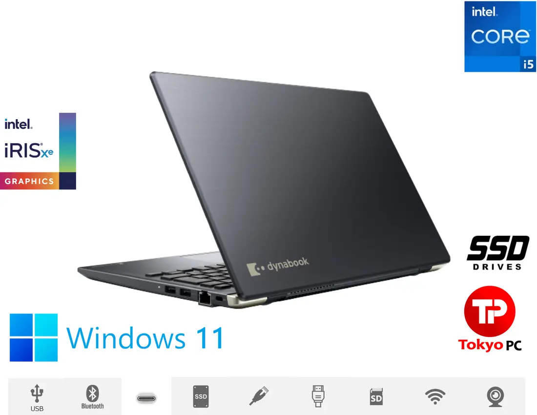 Toshiba Dynabook G83HS Intel Core™ i5 -1135G7 (4 cores, 8 threads
