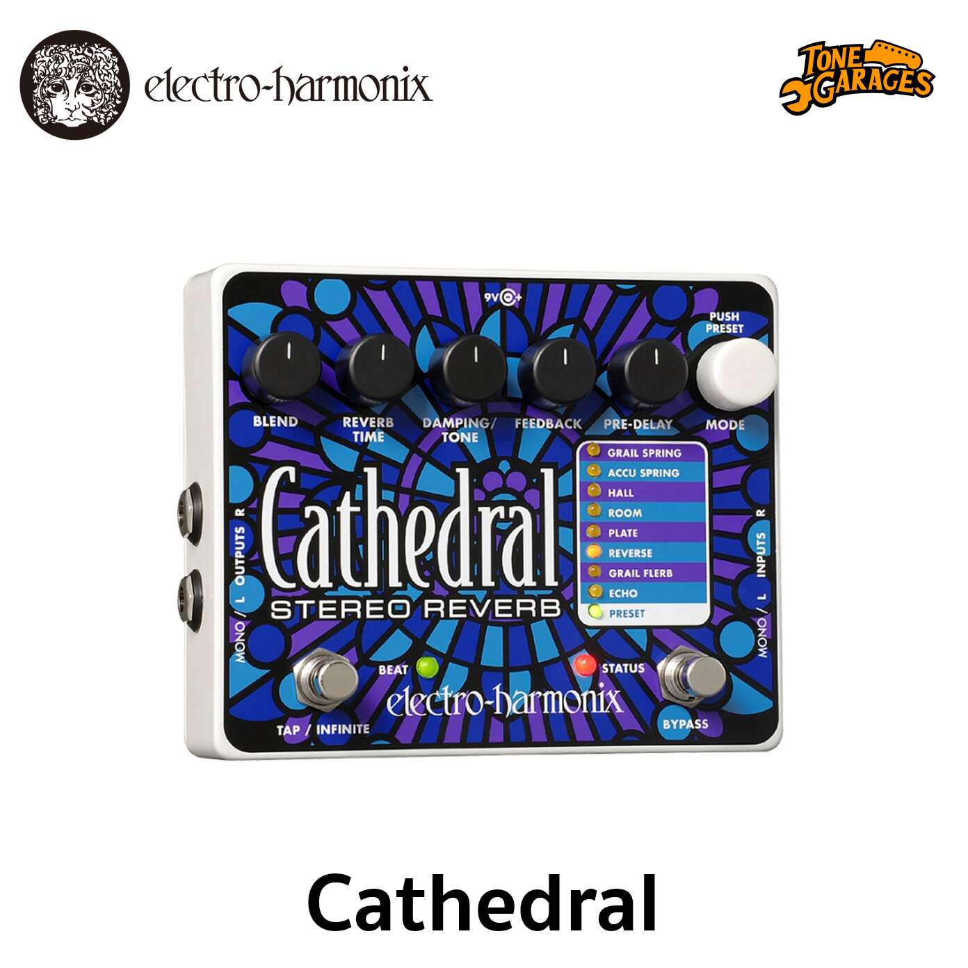 Electro-Harmonix Cathedral Stereo Reverb – Tone Garages