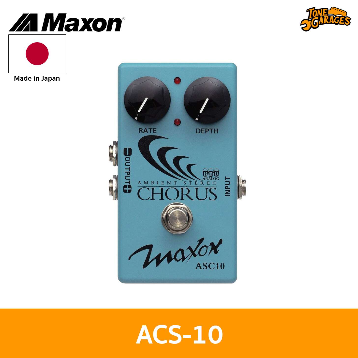 Maxon ASC10 Ambient Stereo Chorus Effect – Tone Garages