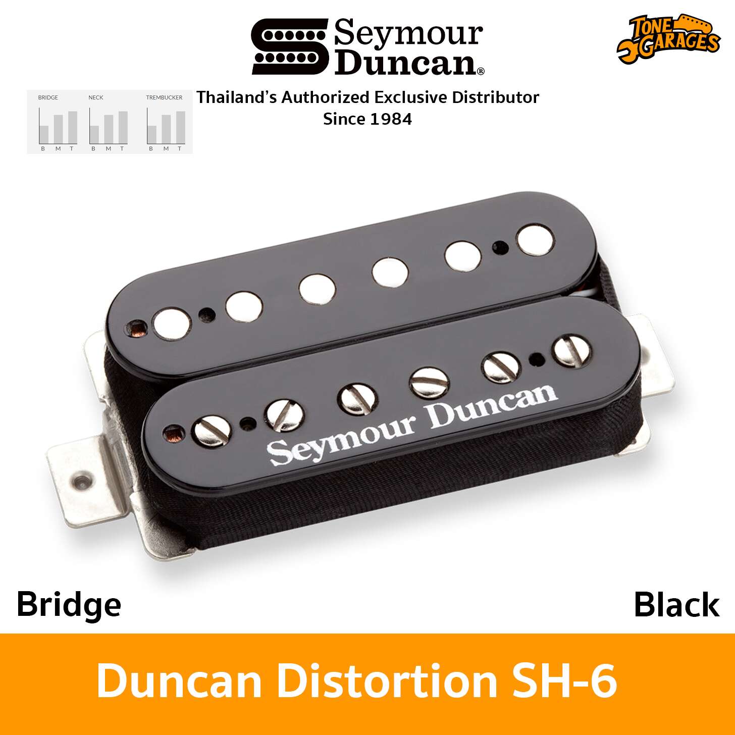 Seymour Duncan Duncan Distortion (SH-6, TB-6) – Tone Garages