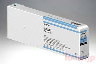 Toner.jp】エプソン SC9LC70A (ライトシアン) インクカートリッジ 純正