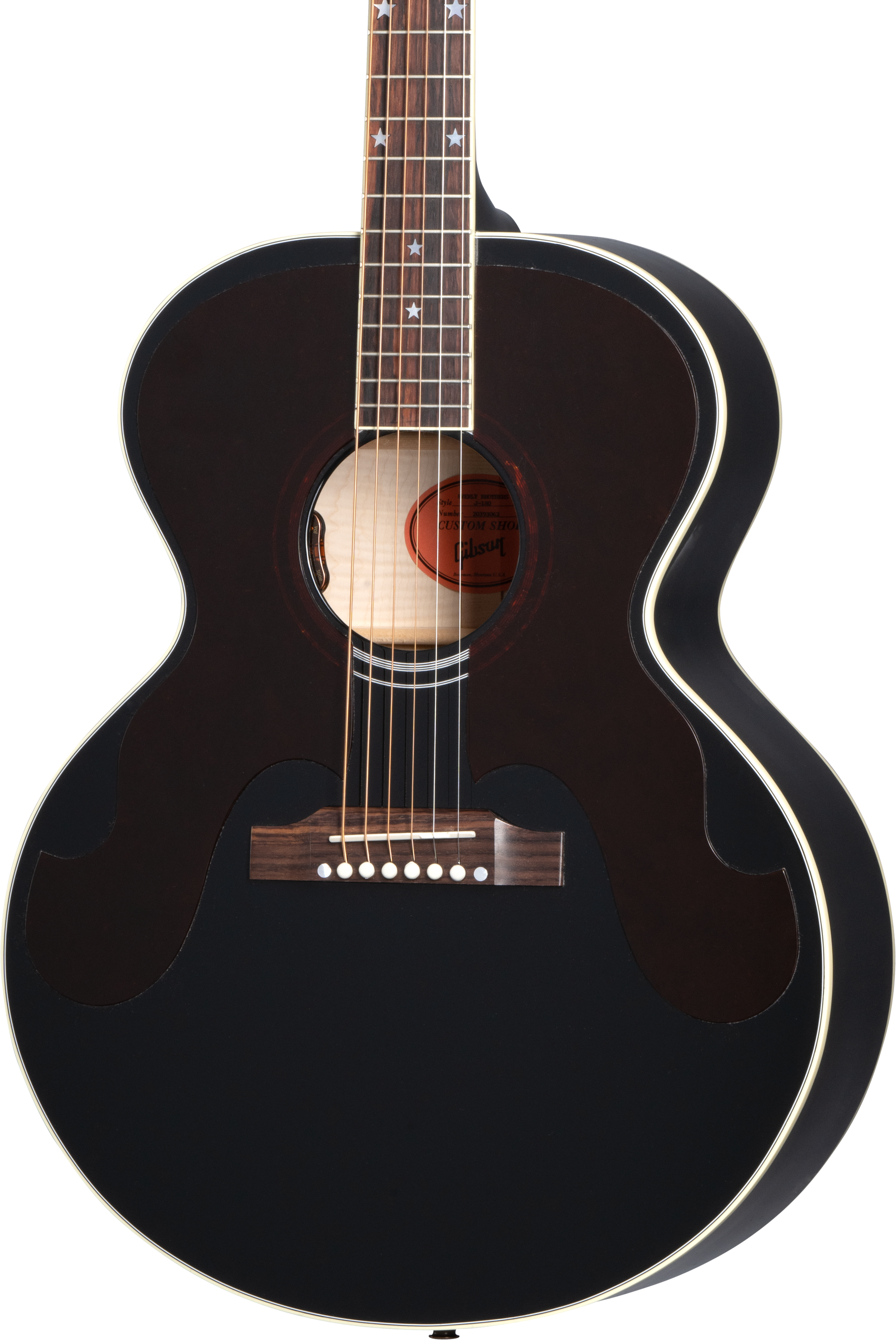 Gibson Everly Brothers J-180 Ebony w/case – Tone Shop Guitars