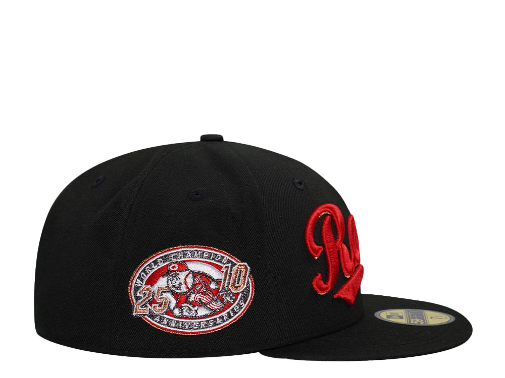 New Era Cincinnati Reds World Champion 25th Anniversary Black