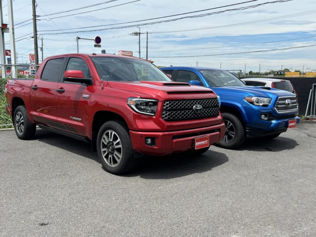 タンドラ タコマのサイズを比較してみた！ | アメ車専門 販売 買取