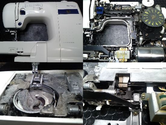 モナーゼE4000｜ジャノメ（送りの動きが逆走する） | tetettaミシン