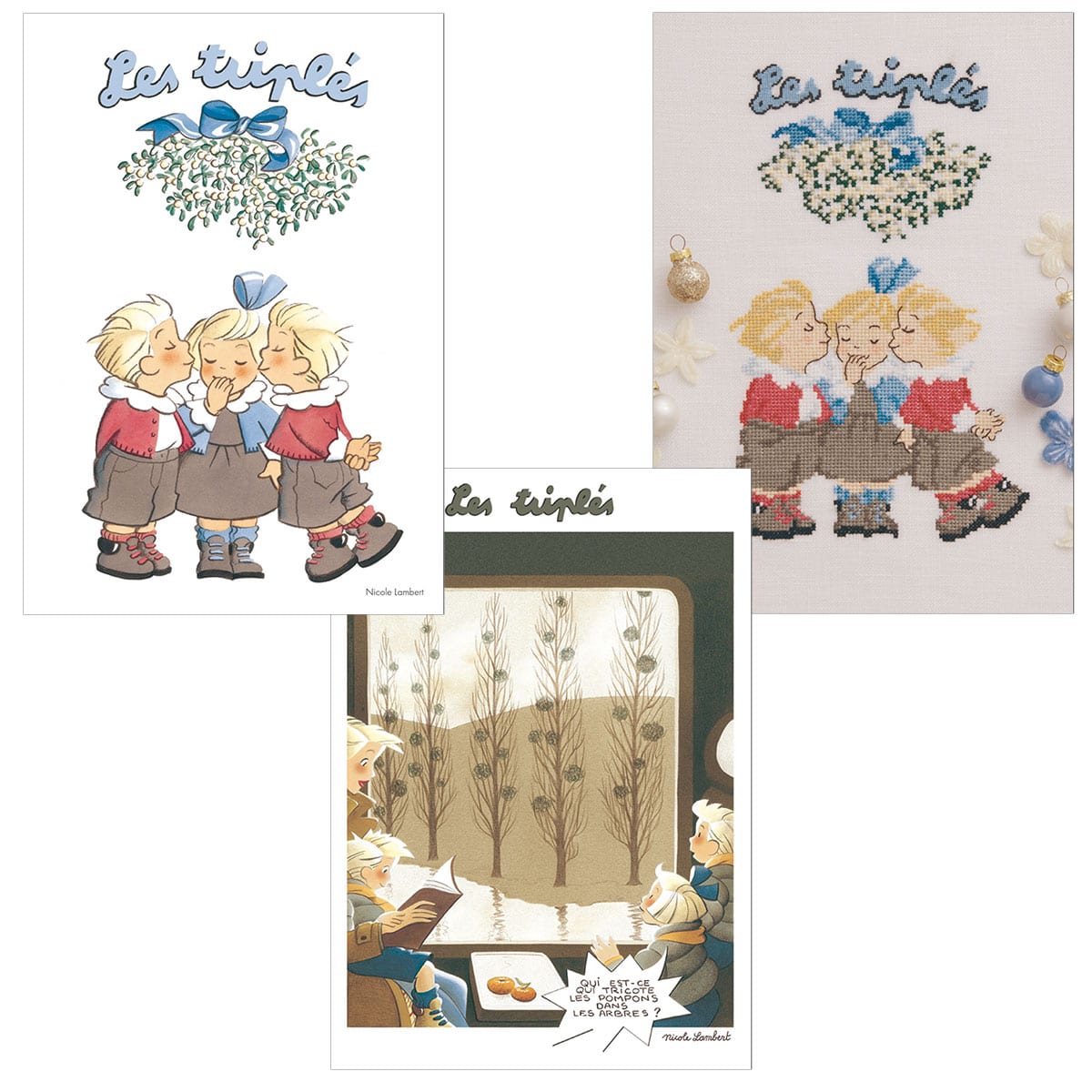 Les triple パリのみつごちゃん オリジナルポストカード12枚セット