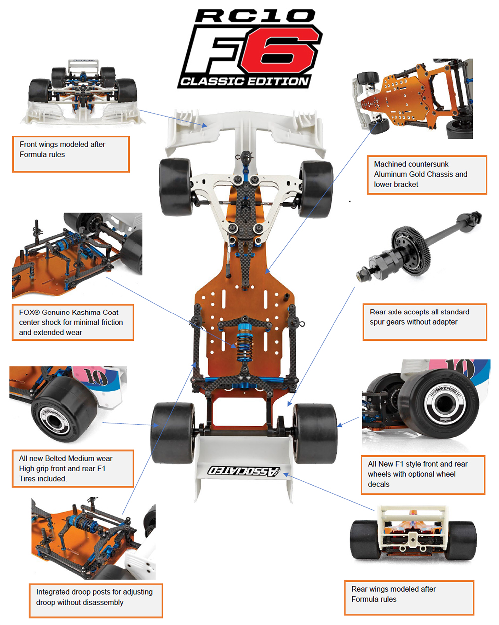 AS8024 RC10 F6 Classic Kit [AS8024] - 91,630円 : TEAM AJ,designed