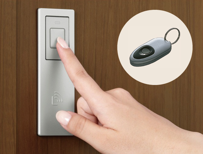 TOSTEM 玄関ドアリモコン QDE-453 シルバー LIXIL・トステム スマート