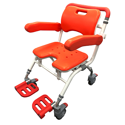 サンプル展示品 介護用補助具 赤 シャワーシート 抗菌 サンプル展示品