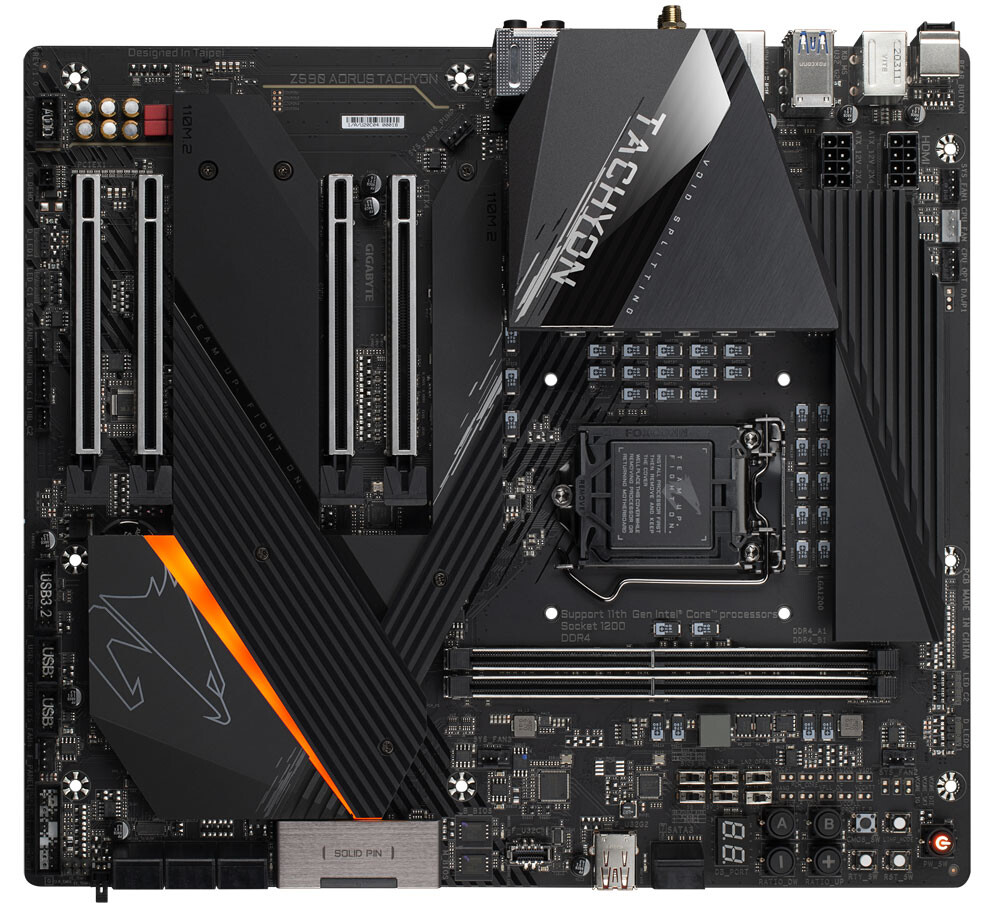 GIGABYTE Announces Z590 AORUS Tachyon Motherboard for Extreme