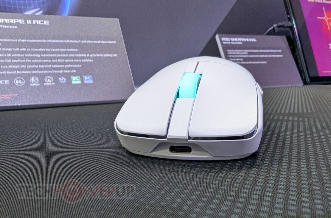 ASUS ROG Harpe II Ace Gaming Mouse Debuted at Computex 2025