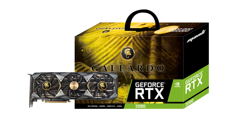 Manli Announces GeForce RTX 2080 Ti and RTX 2080 Gallardo Series