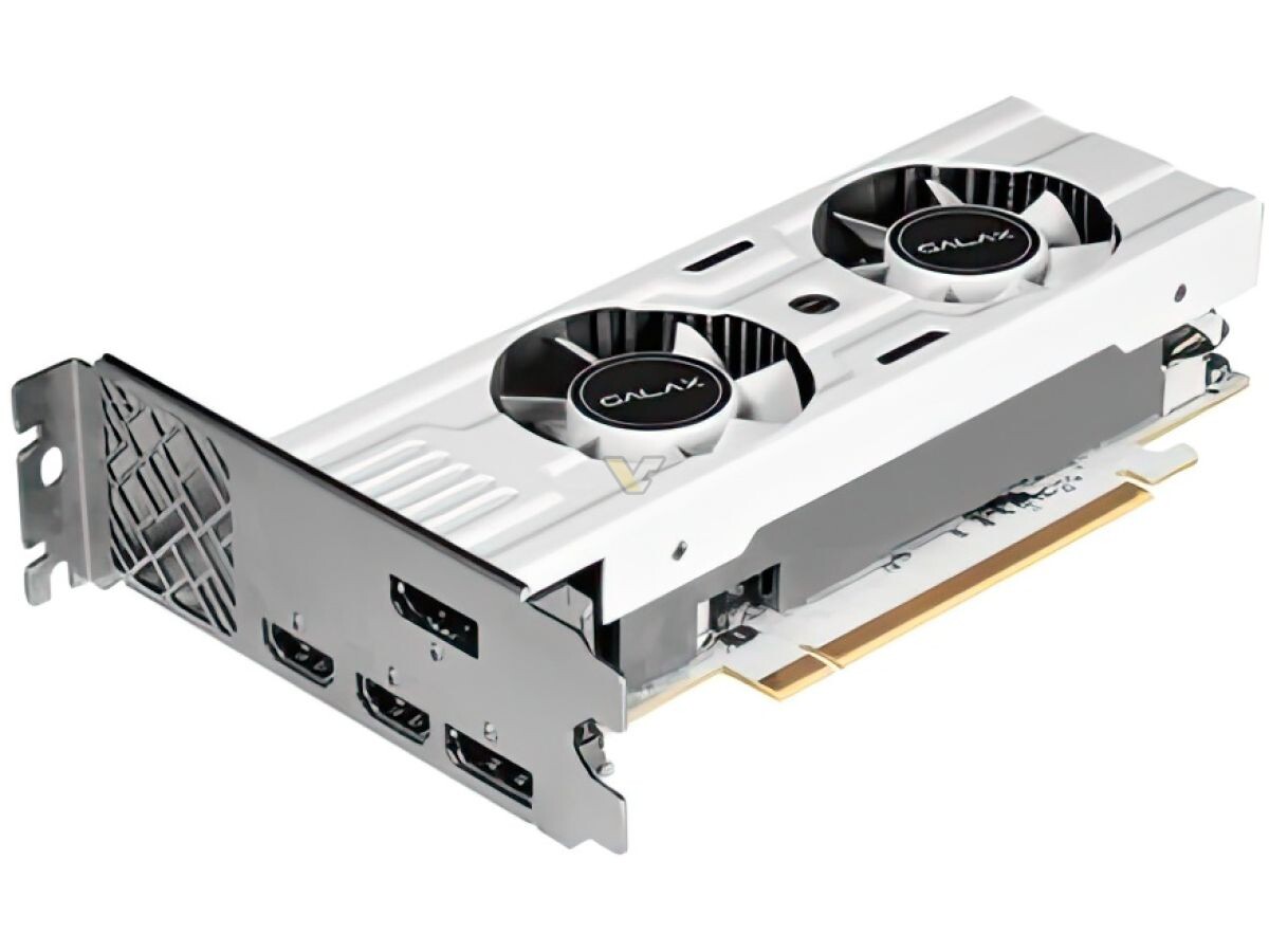 Galax Intros GeForce RTX 3050 6GB Low Profile White Graphics Card